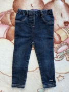 Granatowe spodnie jeansowe legginsy tregginsy jeansy Mexx 92 jak nowe