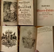 Wappen Kalender Herbarz 170 miedziorytów heraldyka genealogia 1765