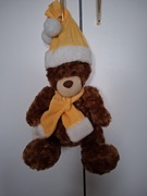 Misiu nowy -zimowy w czapce i szaliku