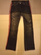 Nowe jeansy rozmiar 36 z lampasami