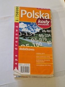 Mapa Drogowa Polski z Kodami Pocztowymi – Wydawnictwo DEMART