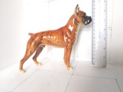 FIGURKA PORCELANOWA PIES BOKSER GOEBEL