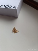 Charms zawieszka srebrna duży ażurowy motyl pasuje do bransoletek Pandora