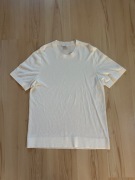 Biały dzianinowy T-shirt męski Albione  model LUCA