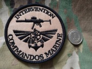 Naszywka Commandos Marine Nationale Francja rzep velcro