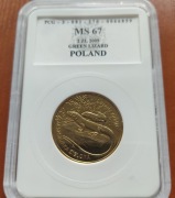 2 zł - 220 - Jaszczurka zielona - 2009 Grading MS67 PCG