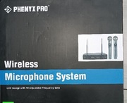 Bezprzewodowe mikrofony Phenyx PRO PTU 52a 52b zestaw