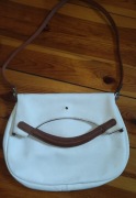 Torebka Damska Biała Skóra