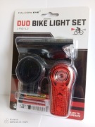 LAMPKA DO ROWERU, ŚWIATEŁKO, DUO BIKE LIGHT SET, FALCON EYE 