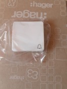 Klawisz pojedynczy dzwonek  Hager Polo Optima - nowe