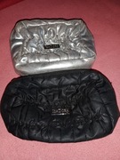 IsaDora 2 kosmetyczki kolor srebrna i czarna