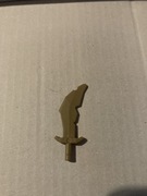 Lego Akcesoria Miecz zagięty DARK TAN 60752