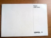 Instrukcja obsługi książka OPEL Corsa RADIO CDR 2005