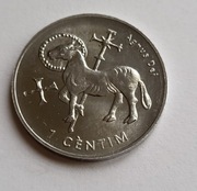 Andora 1 centym, 2002 Baranek