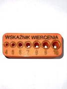 Szablon do precyzyjnego wiercenia 4-10mm w kołkach - przyrząd stolarski