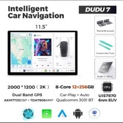 DUDU7 11.5" QLED 2K | LTE | 8 rdzeni | Kamera 360° | NOWE