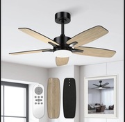 Wentylator sufitowy z oświetleniem dwustronnych łopatek Airwit 106cm