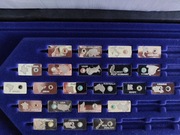 srebrna sztabka z kamieniem szlach MOSS AGATE - US