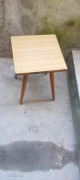 Taboret drewniany PRL