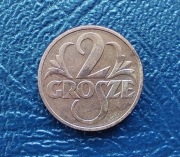 moneta 2 grosze 1939 r