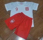 Strój piłkarski reprezentacji Polski Lewandowski 122 cm/7 lat