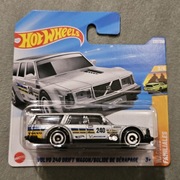 Hot Wheels Volvo 240 Drift Wagon Srebrny