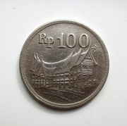 100 Rupii 1973 r.  Indonezja