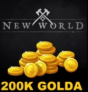 NEW WORLD GOLD 200K 200.000 ZŁOTA SERWERY EU NYSA DRACO ARIES LUPUS