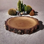 MISKA DREWNIANA rękodzieło BRZOZA z KORĄ handmade