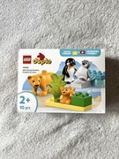 LEGO Duplo 10442 Rodziny Dzikich Zwierząt: Pingwiny I Lwy
