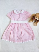 Różowa sukienka r. 80