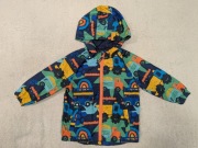 Kolorowa kurtka wiatrówka wodoodporna z kapturem w auta cars F&F 98