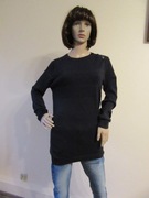 SAMSOE SAMSOE damski granatowy sweter 100% wełna _ M