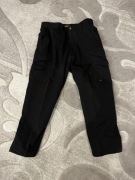 Spodnie taktyczne Tru-Spec W36 L30 czarne cargo velcro USA nowe