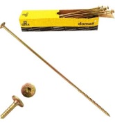 Wkręt konstrukcyjny talerzowy 8x400 DOMAX (300szt.)