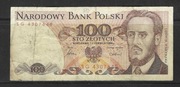 Polska  PRL100 zł   Seria  SG