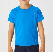 Decathlon Quechua koszulka sportowa 116-122cm niebieska szybkoschnąca 