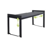 Rozsuwana Półka Kuchenna Regulowany Organizer Na Blat Do Szafki Metalowa