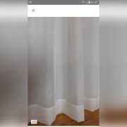 Firana gotowa woal sable biala