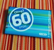 TDK CDING 2 60 min. Japońskie wydanie. 1szt.