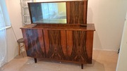 Bufet komoda PRL wysoki połysk