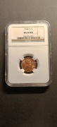 1 Cent USA 1944 S NGC MS 66 RD POLECAM.