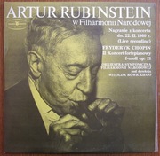 Artur Rubinstein w Filharmonii Narodowej koncert fortepianowy