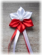 Kotylion NARODOWY BIAŁO -CZERWONY  przypinka -11listopada - 3 maja