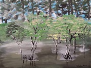 obraz akryl TYTUL-BAGNA 30x35  cm 