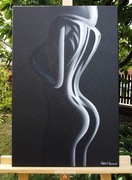 Obraz akrylowy akt kobiecy kobieta 40x60cm