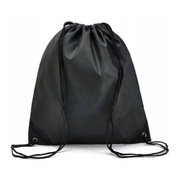 worek szkolny na buty obuwie wf plecak na sznurkach sportowy czarny