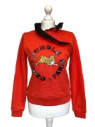 Bluza Kenzo X H&M, elegancki kołnierzyk jedwab, pomarańczowa, XS (34)