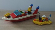 Lego System 6429 łódź straży pożarnej, 100% komplet