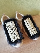 Zara trampki perełki 37